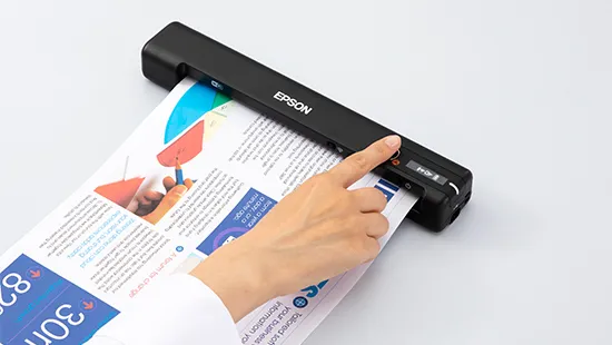 EPSON COLOR DOCUMENT SCANNER PORTABLE WORKFORCE A4 ES-60W with WiFi view 6